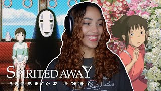 ANIME NEWBIE WATCHES SPIRITED AWAY FOR THE FIRST TIME [upl. by Ellehsar]