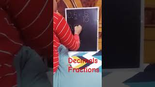 Fractions Decimals Super Trick [upl. by Esinaej]