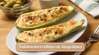 calabacines rellenos de langostinos nueva [upl. by Buffy625]