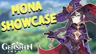 MONA IS HERE  Skills amp Talents Showcase  Genshin Impact CN OBT [upl. by Liryc]