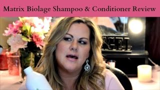 Matrix Biolage Shampoo amp Conditioner Review [upl. by Neerehs992]