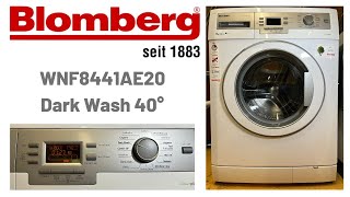 Blomberg GreenPlus WNF8441AE20  Dark Wash 40° [upl. by Gerald]