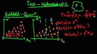 The GoldfeldQuandt test for heteroscedasticity [upl. by Kliber]