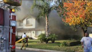 Big house fire caught on tape 121809 [upl. by Karee]