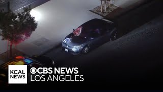 Hitandrun driver flees from deadly crash in North Hollywood on foot [upl. by Hirasuna695]