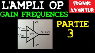 TRONIK AVENTUR 163  AMPLI AOP  AMPLI OP GAIN FREQUENCES SLEW RATE ELECTRONIQUE POUR LES NULS [upl. by Gertrud]