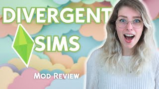 DIVERGENT SIMS Mental health therapy neurodivergence and MORE  Mod review for The Sims 4 [upl. by Heyde]