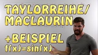 Taylorreihe Taylorentwicklung MacLaurin  Beispiel fxsinx [upl. by Novanod894]