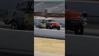 Engine Swapped ‘56 Chevy at Drag Strip  Roadkill [upl. by Ecinereb281]