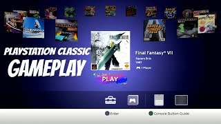 PLAYSTATION CLASSIC GAMEPLAY [upl. by Langer]