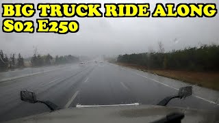 BIG TRUCK RIDE ALONG S02 E250  London Ontario In The Rain [upl. by Leahcimed]