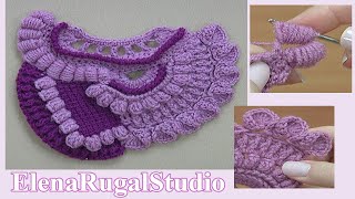 How to Freeform Crochet Tutorial 24 Comment faire du crochet Freeform [upl. by Eentruoc839]