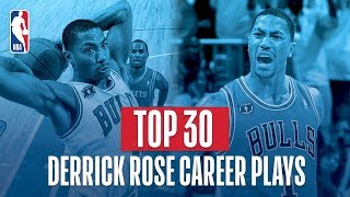 Derrick Roses UNREAL Top 30 Plays [upl. by Akerdnuhs]