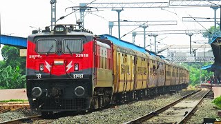 15 august special video 13020 Bagh Express With Howrah Wap422518And Vivek Special Towards howrah [upl. by Evod678]