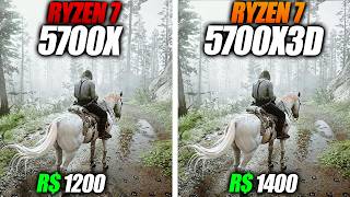 QUÊ RYZEN 7 5700X vs RYZEN 7 5700X3D  TESTES EM 11 JOGOS no ULTRA E LOW A VERDADEIRA DIFERENÇA [upl. by Daffi]