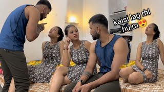 romantic prank on boyfriend 😜  ये क्या हुआ  veer Samrat vlog [upl. by Ailema]