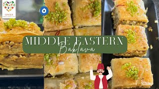 💥BAKLAVA MIDDLE EAST TURKISH DESSERT 💥 [upl. by Camus]