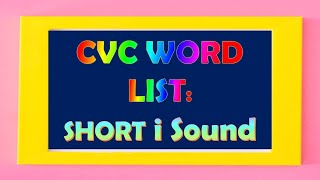 Alphabet Letters And Words Blending Three Letter CVC Words  Phonics aah Sound [upl. by Nalhsa]