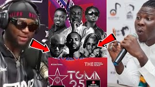 King Promise React To TGMA Artists of the year award [upl. by Ellehciram304]