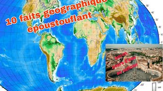 10 faits geographiques etonnant [upl. by Alac]