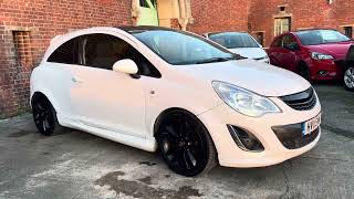 VAUXHALL CORSA 12 16V LIMITED EDITION 3 DOOR Finished in Ice White  Black Roof HV11SVN [upl. by Elletnuahs121]