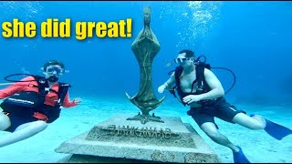 BEGINNER Scuba Diving at Cozumels Chankanaab 2023 [upl. by Mohamed538]