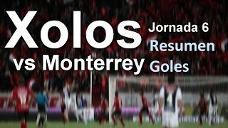 Xolos vs Monterrey 21 Resumen  Goles Jornada 6 2014 [upl. by Nydnarb60]