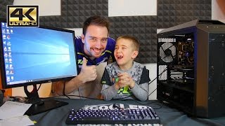 Mio nipote assembla il suo primo PC a 8 anni  BlinkMyPC [upl. by Eldrida]