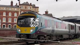 Class 185 transpenine express leaving Grimsby town station [upl. by Orran]