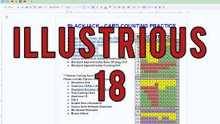 The Illustrious 18  Card Counting Deviations for Blackjack [upl. by Ziul]