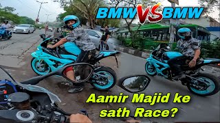 aamirmajid ke sath Laga diya RACE 😍 BMW vs BMW 🔥 [upl. by Andrien925]