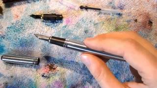 Fountain Pen Shootout 50 Jinhao x450 vs x750 [upl. by Aneehsat]