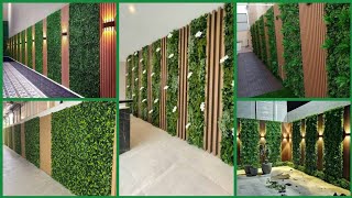 best artificial grass wall designs  grass wall designs  Home grass wall decor ideas grasswall [upl. by Ainattirb]