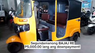 Segundamanong BAJAJ RE Steel Top P5000 lang downpayment [upl. by Lozano455]