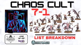 CHAOS CULT Almost goes Undefeated at ACO 24  Competitive Leviathan  Warhammer 40k GT List Recap [upl. by Suiremed]