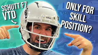 Why Do NO LINEMAN Wear This Schutt F7 VTD Review [upl. by Edaw106]