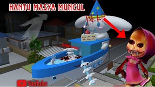 Masyas Ghost haunted Yuta Mios at kapal cinnamoroll 😱‼️ Sakura school simulator horror drama 👺 ‼️ [upl. by Albertina]