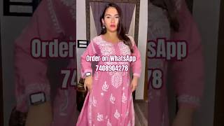 Modal fabric kurti viralvideos chikankurti youtubshorts dress lucknowichickankarikurti [upl. by Aloiv235]