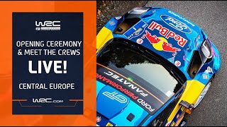 🔴 Opening Ceremony LIVE  WRC Central European Rally 2023 [upl. by Rowell]