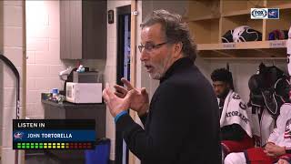 John Tortorella fires up Blue Jackets players before showdown with Tampa Bay Lightning [upl. by Aro]