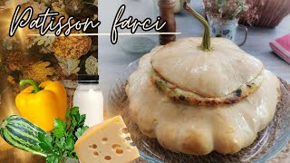 ✨️🎃Patisson Farci Recette Facile Rapide Fromage BÉCHAMEL [upl. by Violette322]