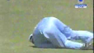 Yuvraj Singh Great Catch to dismiss Adam Gilchrist [upl. by Ayotol844]