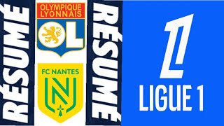 LYON 20 NANTES Résumé du match  Ligue 1 20242025 [upl. by Inanaup]