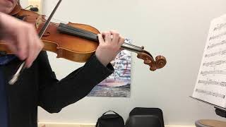 March from Scipio HandelEtling Violin NYSSMA Level 3 [upl. by Ikairik]