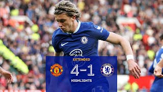 Manchester United 41 Chelsea  Highlights  EXTENDED  Premier League 2223 [upl. by Salman21]