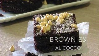 Brownies al cocco e cioccolato bianco [upl. by Anaihr]