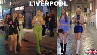 LIVERPOOL CITY ENGLAND NIGHTLIFE WALK 2023 [upl. by Mortensen983]