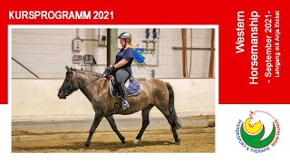 Reiten lernen Western Horsemanship  Kurs mit Anja Erckel September 2021  Westernreiten [upl. by Jacie454]