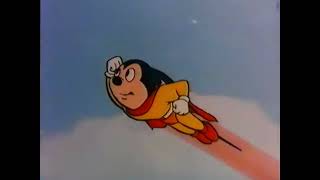 WCBSTV 2 New YorkCBS In Color ID and Mighty Mouse Original Cartoon Opening 1965 [upl. by Barbuto911]