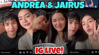 ANDREA ANGELES AND JAIRUS AQUINO INSTAGRAM LIVE 030522 [upl. by Mingche]